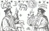 Astrologues en train d'tudier la position des astres