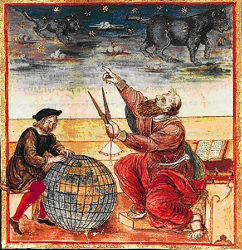 Astrologue observant le ciel