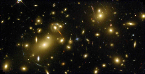 Photo de galaxies dans l'univers